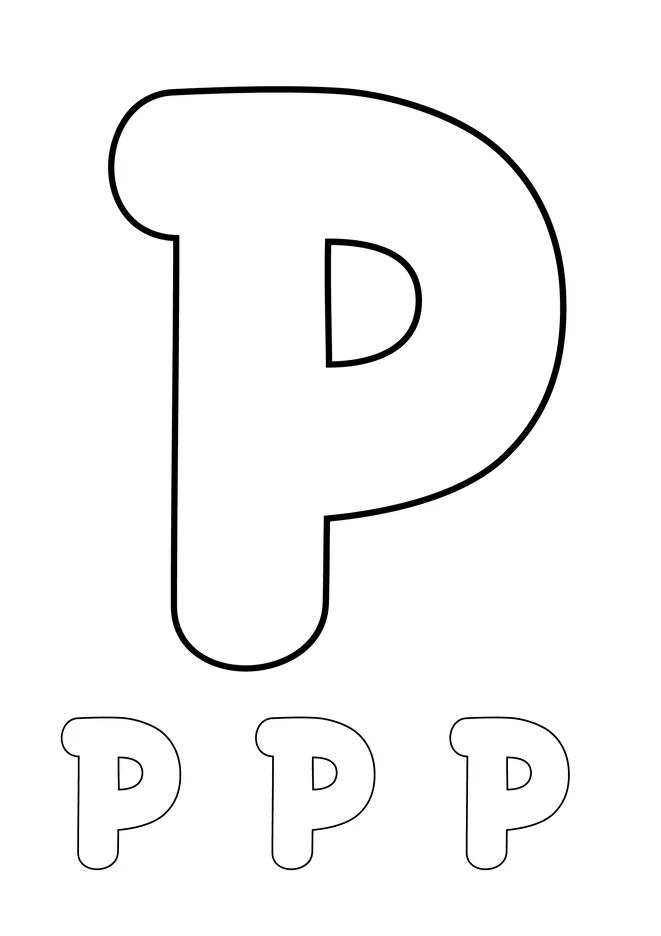 Alfabeto para colorir e imprimir para imprimir e colorir - imagem 17